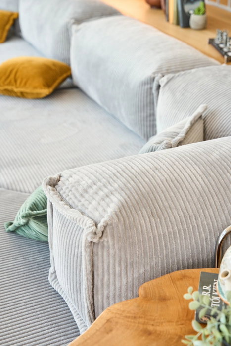 Atelier Del Sofa Kanyon - Sofá-Cama Esquinero Gris Claro Atelier Del Sofa Kanyon - Sofá-Cama Esquinero Gris Claro